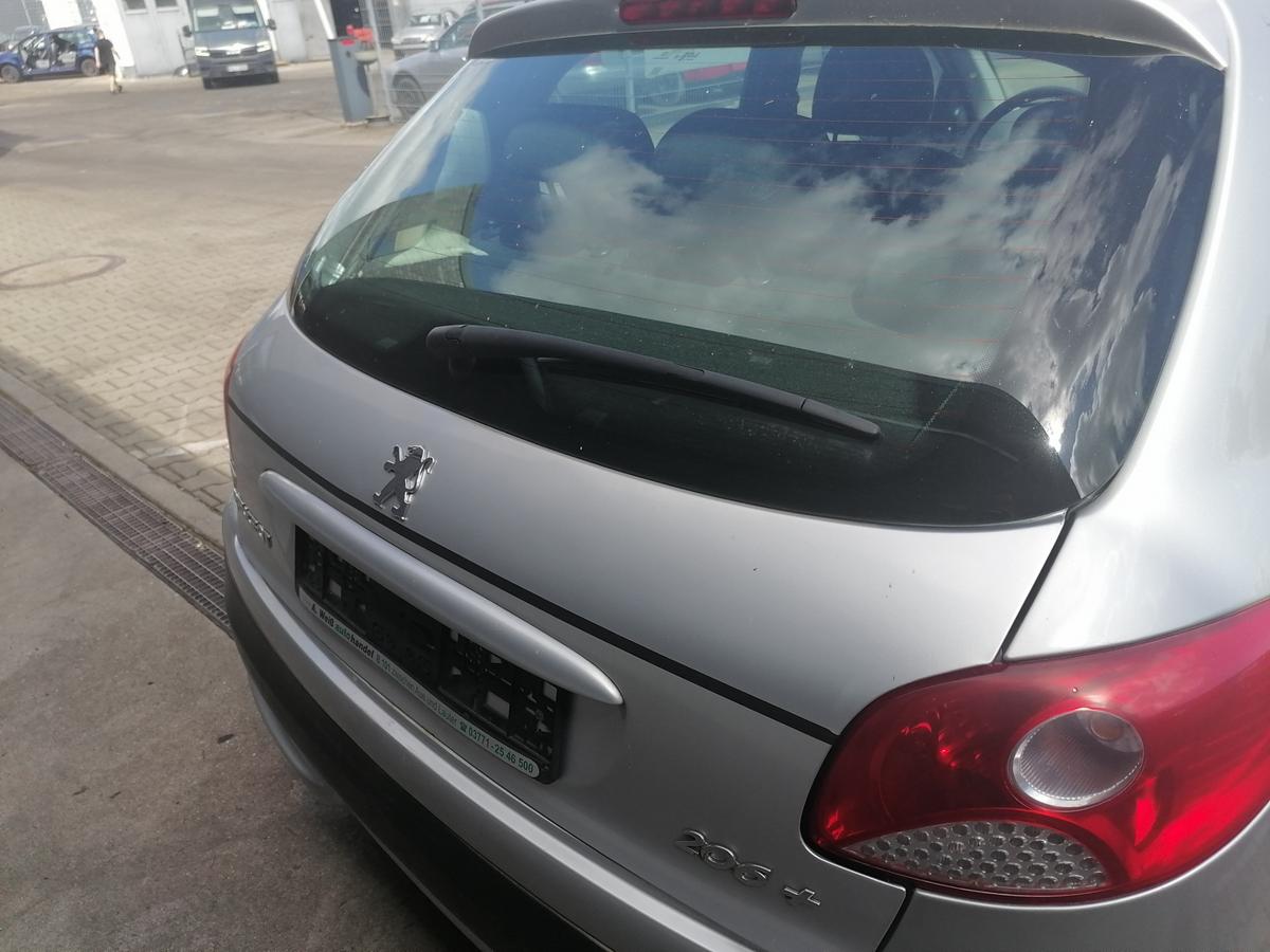 Peugeot206+ original Heckklappe mit Heckscheibe EZR Aluminiumgrau Bj.2011